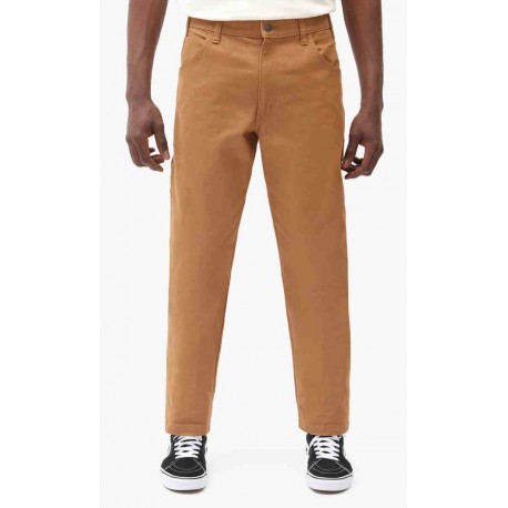 Pantalon de travail de menuisier marron en toile Dickies