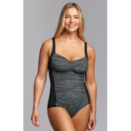 FUNKITA Ruched Black 1 Piece Swimsuit