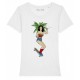 Tee Shirt Femme OCEAN PARK Wonder Skate Blanc