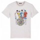 Tee Shirt Homme OCEAN PARK Sergent Surfeur Blanc Cassé Chiné