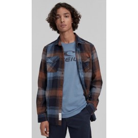 Men's Flannel Shirt O'NEILL Check Shirt Agave Green