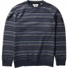 Crew Sweatshirt Man VISSLA Soft Top Pocket Dark Denim