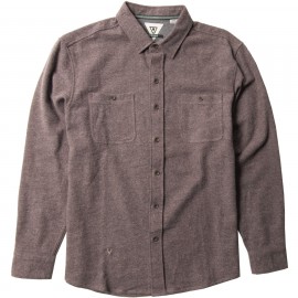 Chemise Homme VISSLA Shaver Ls Flannel Dark Port