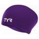 Bonnet De Natation en SILICONE TYR Cheveux Long Purple