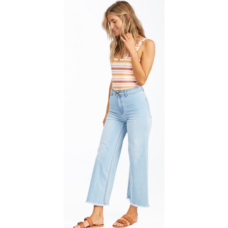 Billabong Free Fall Indigo Wide-Leg Jeans