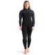 C-Skins Women ReWired 5/4mm Wetsuit Raven Black BlackX Shade C-Green