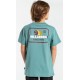 Tee Shirt Junior BILLABONG Walled Light Marine