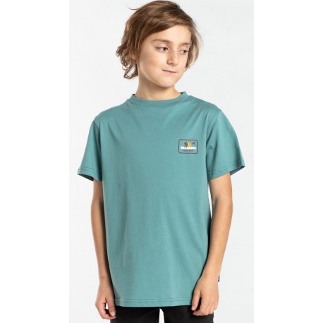 Tee Shirt Junior BILLABONG Walled Light Marine