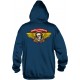 Powell Peralta Sweat Winged Ripper Hood Navy