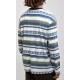 RHYTHM Libre Stripe Vintage Men's Long Sleeve Tee Shirt Olive