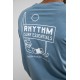 RHYTHM Siesta Slate Men's Long Sleeve Tee