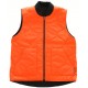 Blouson Sans Manche Independent Groundwork Réversible Black/Orange