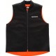 Blouson Sans Manche Independent Groundwork Réversible Black/Orange