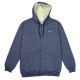 VISSLA Roamer III Sherpa Lined Sweatshirt Eco Dark Navy Heather