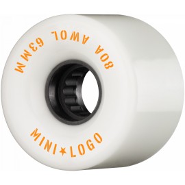 Mini Logo AWOL Skate Wheels 63mm 80A White
