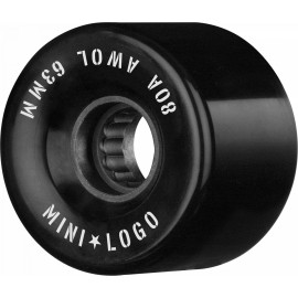 Roue Mini Logo AWOL 63mm 80A Black