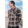 VOLCOM Caden Plaid Bleached Sand Men's Shirt