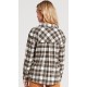 Chemise Flanelle Femme VOLCOM Plaid To Meet U Shirt Mushroom