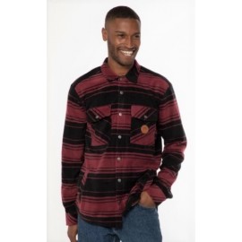 Men's Fleece Shirt PROTEST Hendrixel Oxblood