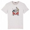 Tee Shirt Homme OCEAN PARK Van Blanc Cassé Chiné