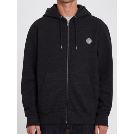 Men Sweatshirt VOLCOM Single Stone Zip Heather Black