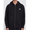 Men Sweatshirt VOLCOM Single Stone Zip Heather Black