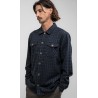 Chemise Homme RHYTHM Plaid Flannel Navy