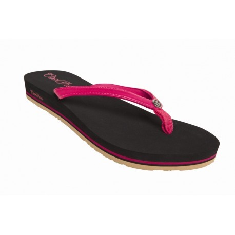 Tong Cool Shoe Flore Black Bright Rose