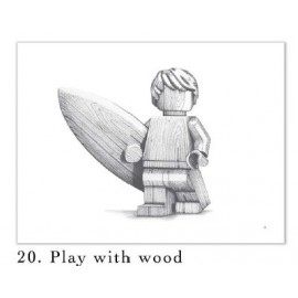 Art Drawing MADAME HUBERT N 20 Play with wood