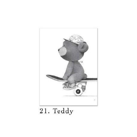 Art Drawing MADAME HUBERT N 21 Teddy
