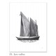 Art Drawing MADAME HUBERT N 31 The sails