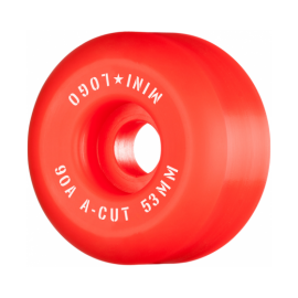 Mini Logo Wheels A Cut 53mm 90A Red