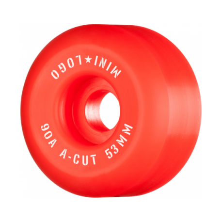 Mini Logo Wheels A Cut 53mm 90A Red