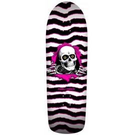 Powell Peralta OG Ripper Skateboard Deck White Pink 10"