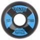 Bones 100'S 53mm Black Og Formula V5 Sidecut Skateboard Wheels