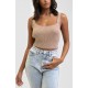 Haut Femme RHYTHM Lila Knitted Cropped Top Mocha