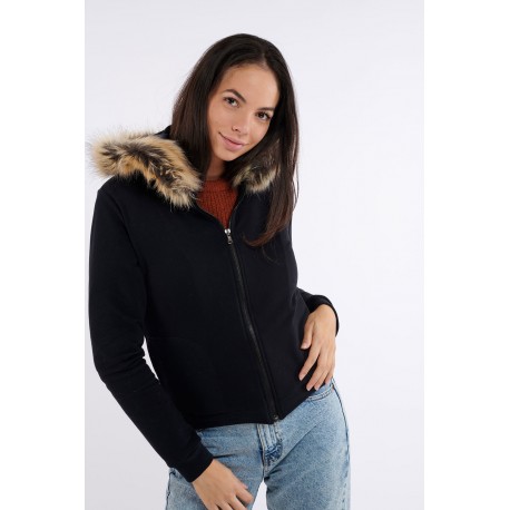 BANANA MOON Sherpa Ushuaia Women's Jacket Black