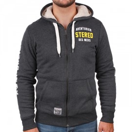 Sweat Doublé Sherpa Homme STERED ADM Anthracite