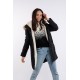 Manteau BANANA MOON Jenna Hillpark Black