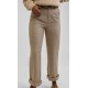 RHYTHM Women's Tweed Luna Latte Trousers