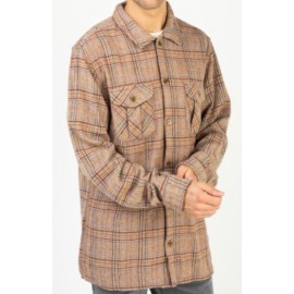 RHYTHM Men's Shirt Plaid Flannel San