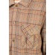 RHYTHM Men's Shirt Plaid Flannel San