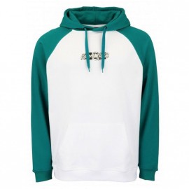 SANTA CRUZ Flier Hood Ivy Green White Sweatshirt