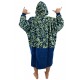 All-In Long Sleeve Poncho Navy Camo