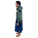 All-In Long Sleeve Poncho Navy Camo