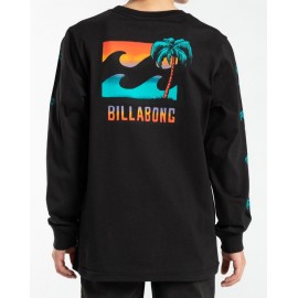 Tee Shirt Long Sleeves Junior BILLABONG BBTV Black