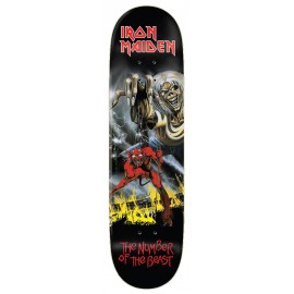 Zero Iron Maiden Number of the Beast 8.25" Skateboard Deck