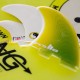 FCSII Town & Country PG Twin+1 XLarge Yellow Fade Fins