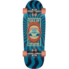 Skate Cruiser Globe Dealer 9.5" X 29.5"Cult of Freedom Blue