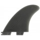 Ailerons FCSII Reactor Neo Glass Medium Ash Tri Fins